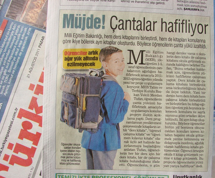 Seyir Defteri – Çocuklar yükten kurtuluyor…